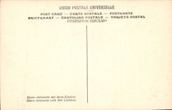 CPA Mme Vigee Lebrun La Reine Marie Antoinette et ses Enfants 