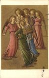 CPA Gruppo di Angeli Musicanti Firenze Museo S Marco 