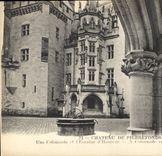 CPA Chateau de Pierrefonds Une Colonnade et l'Escalier d'Honneur 