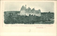 CPA Cateau Cours de Cesar de Charlemagne de Judas Machabee d'Hector et de la Chapelle Pierrefonds 