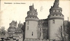 CPA Pierrefonds Le Chateau l'Entree 