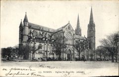 CPA Nimes Eglise St Baudille Abside 