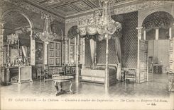 CPA Compiegne Le Chateau Chambre a coucher des Imperatrices 