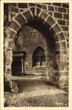 CPA Salers Cantal Porte de la Tour du Beffroi 