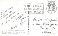 CPA Le Cantal Pittoresque Le Puy Mary le Grand Tournant et les troupeaux 