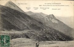 CPA Le Cantal Pittoresque Vue prise du Col de Rombiere 