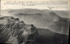 CPA Cantal Le Sommet du Puy Mary 