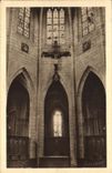 CPA Saint Flour Interieur de la Cathedrale Bon Dieu de Saint Flour Christ Noir 