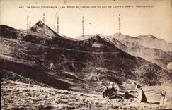 CPA Le Cantal Pittoresque Les Monts du Cantal vus du Col de Carbe Panorama 