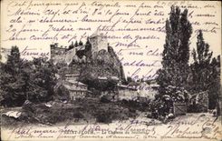 CPA Saint Flour Le Chateau du Sailhans