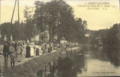 REPRO Moret sur Loing Concours de Peche du 21 Juillet 1912 Vers le Port 