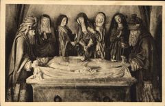 CPA La Douce France La Tolede Auvergnate Salers Cantal Interieur de l'Eglise Mise au Tombeau 