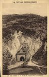 CPA Le Cantal Pittoresque Le Lioran La parcee du Tunnel dens la Montagne 