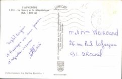 CPA L'Auvergne Le Sancy et le telepherique 