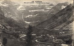 CPA Les Pyrenees Gavarnie Vue generale du Cirque 