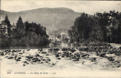 CPA Lourdes La Chute du Gave 