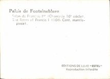 CPM Palais de Fontainebleau Salon de Francois I 