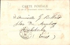 CPA Fontainebleau K\Le Palais Pavillon Maintenon et la Chapelle 