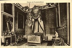 CPA Palais de Fontainebleau Chambre du Duc d'Orleans 