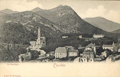 CPA Lourdes La Basilique 