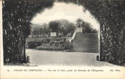CPA Palais de Compiegne Vue sur le Parc prise du Berceau de l'Empereur 