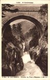 CPA les Pyrenees Env de Cauterets Gouffre du Pont d'Espagne 