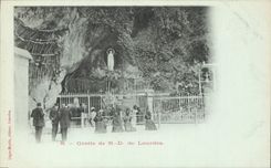 CPA Grotte de N D de Lourdes 