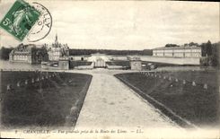 CPA Chantilly Vue generale prise de la Route des lions 