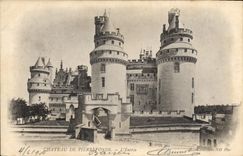 CPA Chateau de Pierrefonds L'Entree 