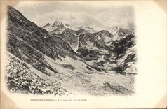 CPA Chaine des Pyrenees Vue prise du Pic du Midi 