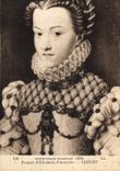 CPA Musee Conde Chantilly Portrait d'Elisabeth d'Autriche Clouet 