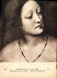 CPA Musee Conde Chantilly Tete de Jeune Femme Luini Ecole de 