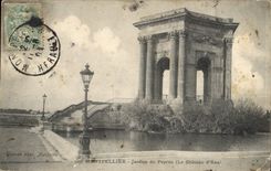 CPA Montpellier Jardin du Peyrou Le Chateau d'Eau 