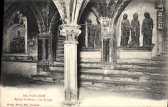 CPA Toulouse Eglise St Sernin La Crypte 
