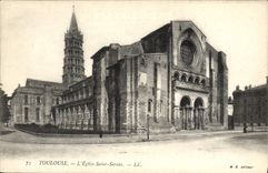 CPA Toulouse L'Ef\glise Saint Sernin 