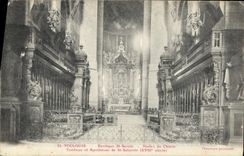 CPA Toulouse Basilique St Sernin Stalles du Choeur Tombeau et Apotheose de St Saturnin 