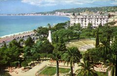 CPA Nice les Jardins Albert I L'Hotel Ruhl 