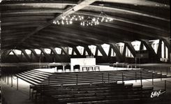 CPA Lourdes Basilique souterraine St Pie X 