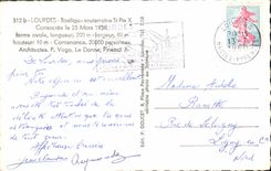 CPA Lourdes Basilique souterraine St Pie X 