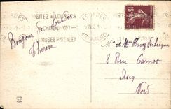 CPA Lourdes Interieure de la Grotte Miraculeuse 