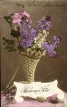 CPA Bonne Fete Fleurs