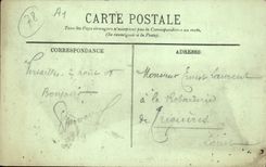 CPA Versailles Vue generale prise a vol d'oiseau sur le Chateau le Parchet la Ville 