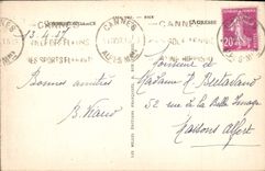 CPA Cannes Vue sur les Jardins et les Grands Hotels 