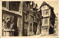 CPA Rouen Seine Inferieure Vieilles Maisons 