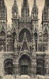 CPA La Cathedrale de Rouen Ensemble de la facade 