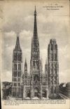 CPA La Cathedrale de Rouen Vue d'ensemble 
