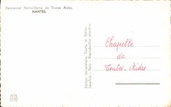CPA Pensionnat Notre Dame de Toutes Aides Nantes 