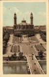 CPA Paris La Seine le pont d'lena le palais du Trocadero et ses Jardins 