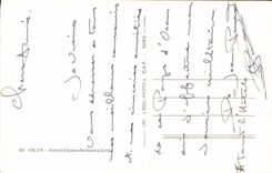 CPA Oran Notre Dame de Santa Cruz 