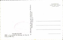 CPA Vallee d'Aure Le sommet du Barrage de Cap de Long 